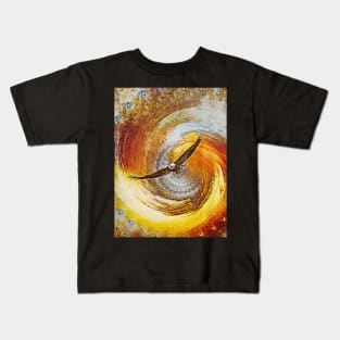 Eagle in flight Kids T-Shirt